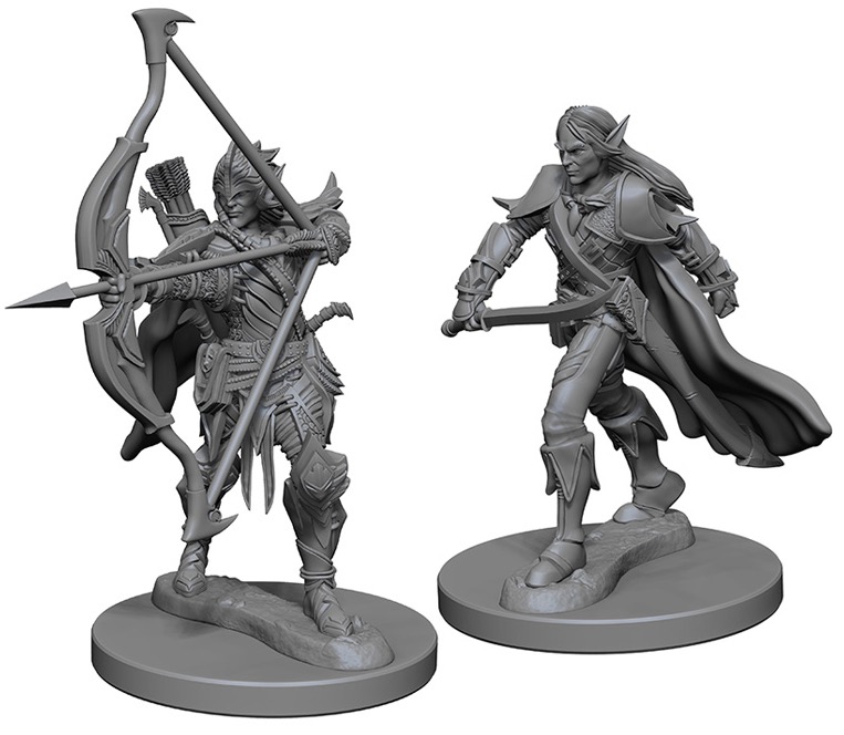 Pathfinder Battles Unpainted Minis - Elf Male Fighter